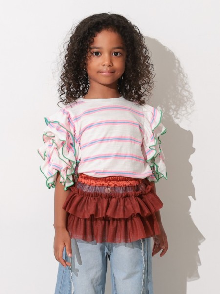 ﾁｭｰﾙﾌﾘﾙ飾りｽｶｰﾄ | 子供服のオーシャン＆グラウンド[ocean＆ground