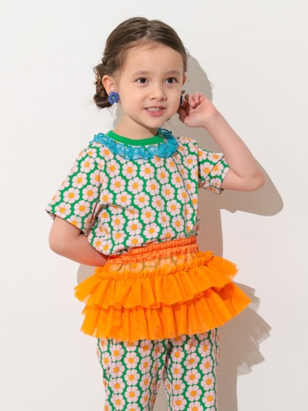 Jr.ﾁｭｰﾙﾌﾘﾙ飾りｽｶｰﾄ | 子供服のオーシャン＆グラウンド[ocean＆ground