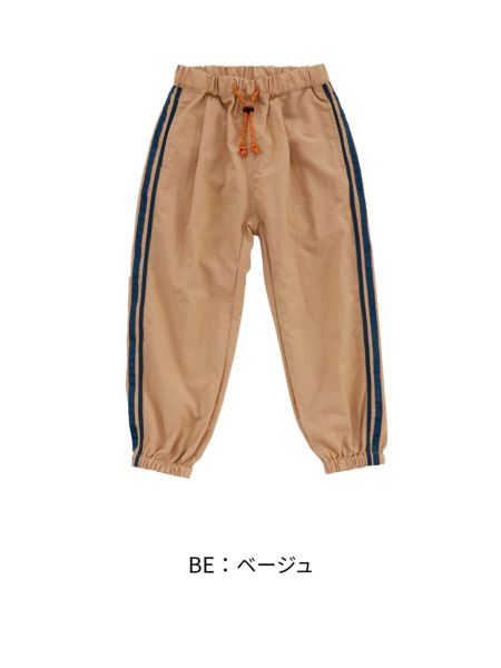 agCRONOS ベージュ 、ブラック　トレーニングパンツ2枚セット ﾅｲﾛﾝｱｽﾚﾁｯｸﾊﾟﾝﾂ | 子供服のオーシャン＆グラウンド[ocean＆ground]公式