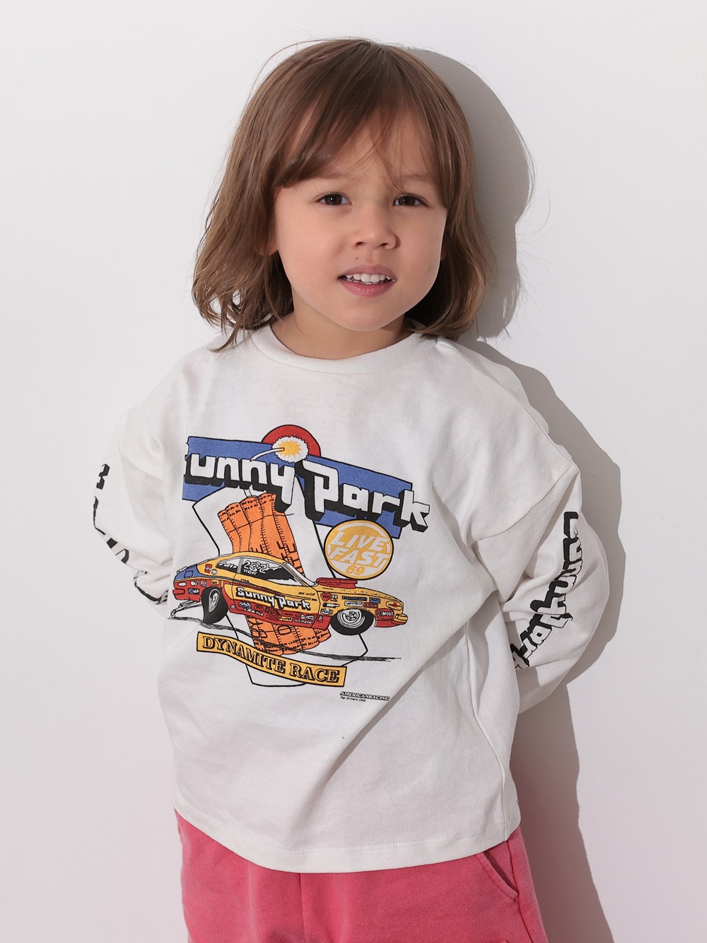 ﾚｰｼﾝｸﾞｶｰﾌﾟﾘﾝﾄﾛﾝT | 子供服のオーシャン＆グラウンド[ocean＆ground