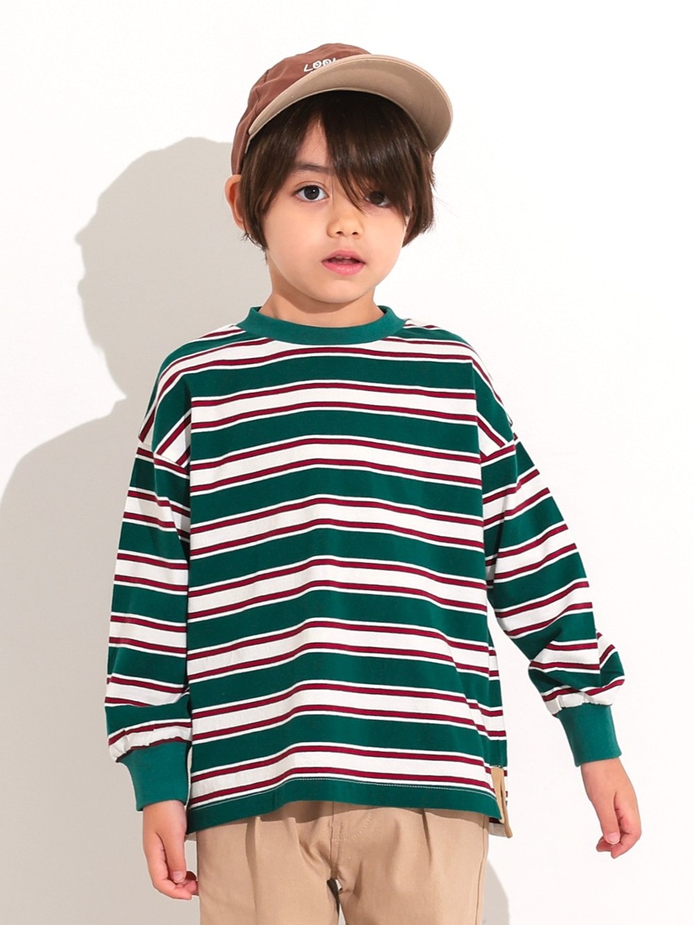 ﾏﾙﾁﾎﾞｰﾀﾞｰﾗｶﾞｰﾛﾝT | 子供服のオーシャン＆グラウンド[ocean＆ground