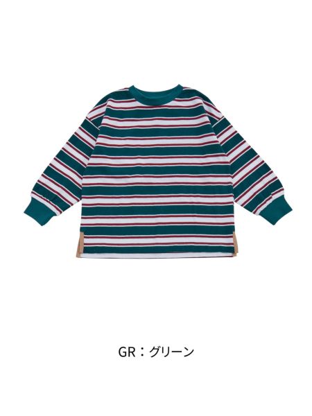 ﾏﾙﾁﾎﾞｰﾀﾞｰﾗｶﾞｰﾛﾝT | 子供服のオーシャン＆グラウンド[ocean＆ground