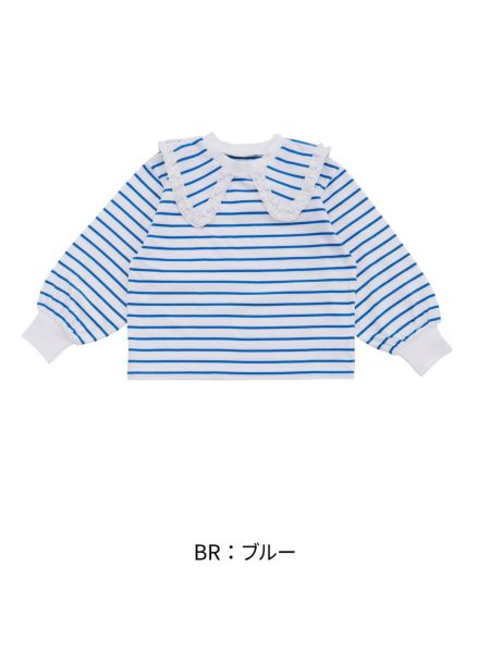 ｾｰﾗｰｶﾗｰﾎﾞｰﾀﾞｰﾛﾝT | 子供服のオーシャン＆グラウンド[ocean＆ground 