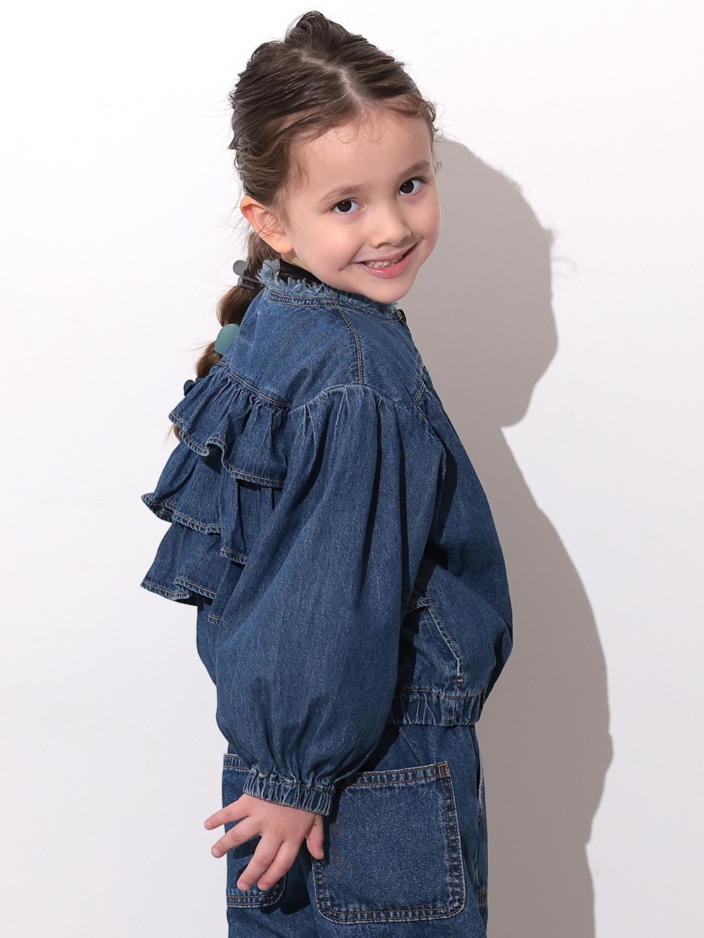 ﾉ-ｶﾗｰﾌﾘﾙﾃﾞﾆﾑJKT | 子供服のオーシャン＆グラウンド[ocean＆ground