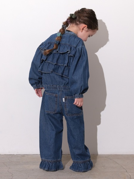 ﾉ-ｶﾗｰﾌﾘﾙﾃﾞﾆﾑJKT | 子供服のオーシャン＆グラウンド[ocean＆ground