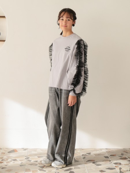 Jr.ｻｲﾄﾞﾗｲﾝﾃﾞﾆﾑﾊﾟﾝﾂ | 子供服のオーシャン＆グラウンド[ocean＆ground