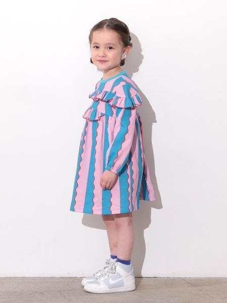 ｿｳｶﾞﾗｱｼﾝﾒﾄﾘｰﾌﾘﾙﾜﾝﾋﾟｰｽ | 子供服のオーシャン＆グラウンド